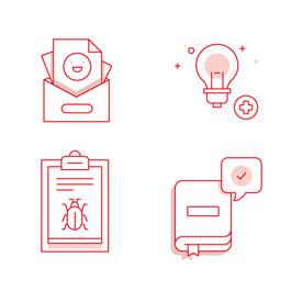 图标 icon 灯泡 办公