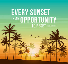 创意椰林隽语艺术字