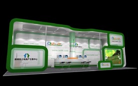 3d展览设计 展台设计 简洁