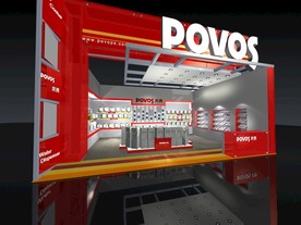 3d展览设计 展台设计 简洁