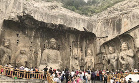龙门石窟近景