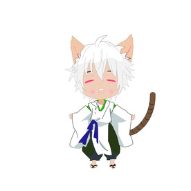 拟人化的小猫