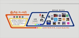 广告行业文化墙布置