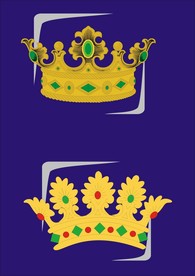 手绘王冠皇冠