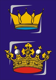 手绘王冠皇冠