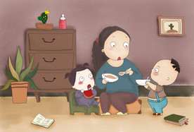 亲子 母女 母子 亲情 母亲节