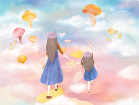 亲子 母女 母子 亲情 母亲节