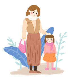 亲子 母女 母子 亲情 母亲节