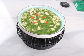 荠菜烩蘑菇