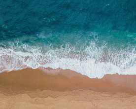 大海海浪沙滩海边