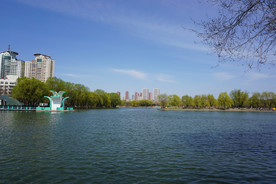 沈阳万柳塘公园的景色