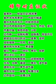 罐印对应证状