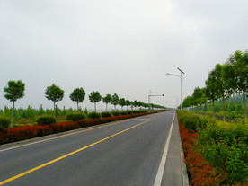 美丽的乡村道路风景