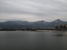 泰安 泰山 公园 天平湖 优美