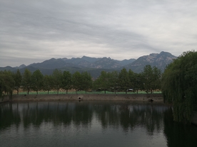 泰安 泰山 公园 天平湖 优美