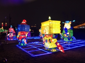 西安2019灯展 灯会 猪
