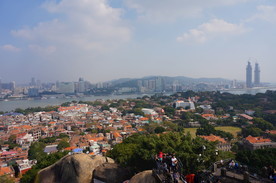 厦门全景城市建筑