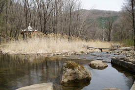 辽宁猴石森林公园初春的景色