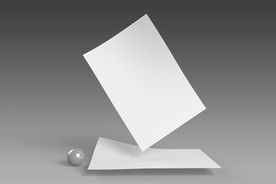 原创空白单页纸