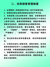 农药销售管理制度