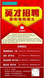企业招聘海报