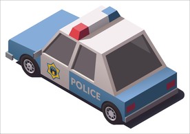 警车 警察车