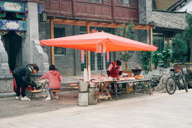 小镇街市
