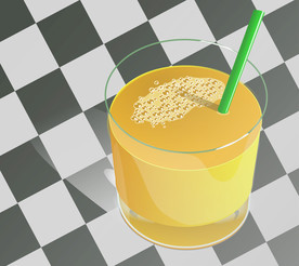 果汁 饮料  玻璃杯