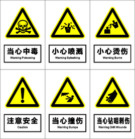 警示标  安全警示标