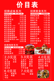 鸭货菜单