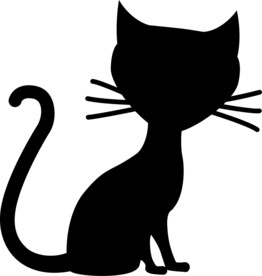 猫剪影