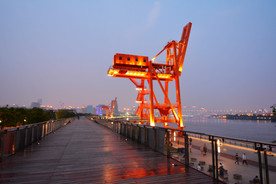 上海徐汇滨江风光