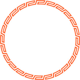 圆形边框