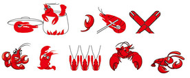 龙虾卡通