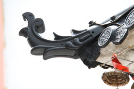 客家小镇古屋飞檐