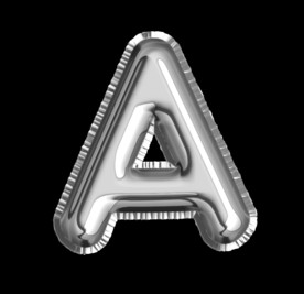 铝箔 气球 英文 字母 A