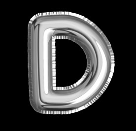 铝箔 气球 英文 字母 D