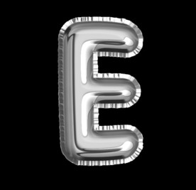 铝箔 气球 英文 字母 E