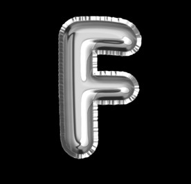 铝箔 气球 英文 字母 F