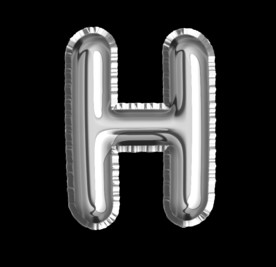 铝箔 气球 英文 字母 H