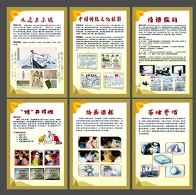 学校校本课程展板