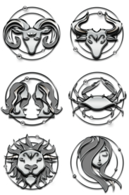 十二星座免抠素材