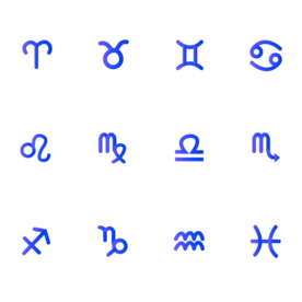 十二星座免抠素材
