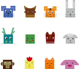 十二生肖免抠素材