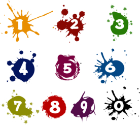 阿拉伯数字免抠素材