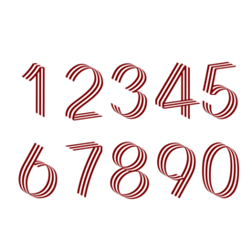 阿拉伯数字免抠素材