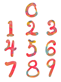 阿拉伯数字免抠素材