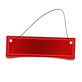 横牌吊牌免抠素材