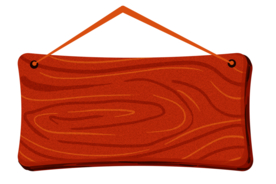 横牌吊牌免抠素材