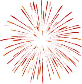 卡通烟花免抠素材